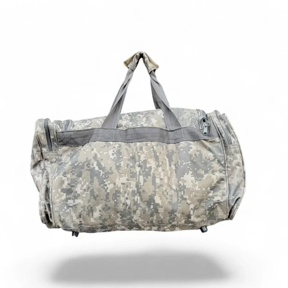 NRA Digital Camo Tactical Duffle Bag Gray ACU Military Style‎ Travel Range Bag